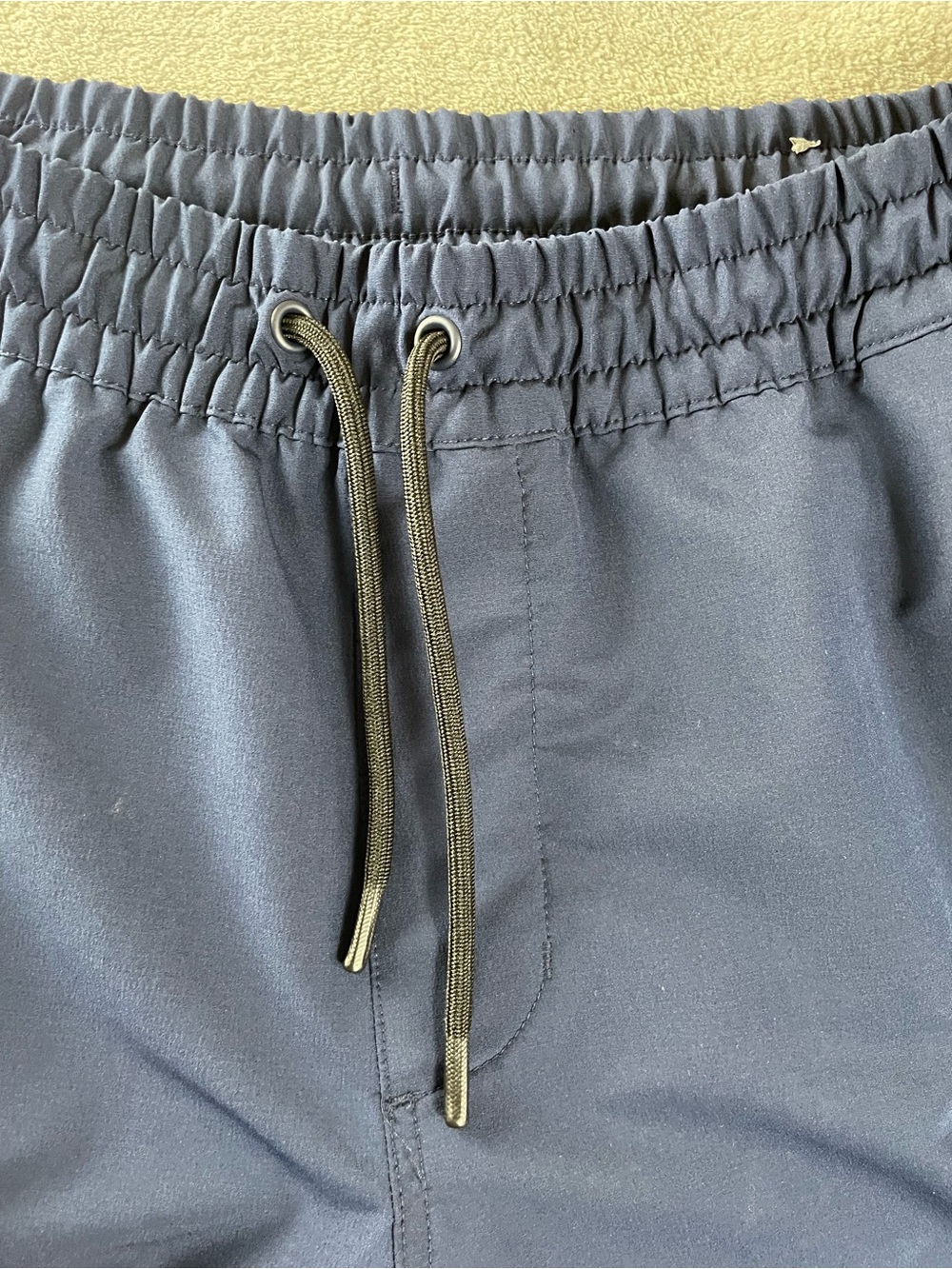 Stretch Tech Go H2O Navy Blue Size M Drawstring Shorts Pockets Elastic Waist - Picture 2 of 14